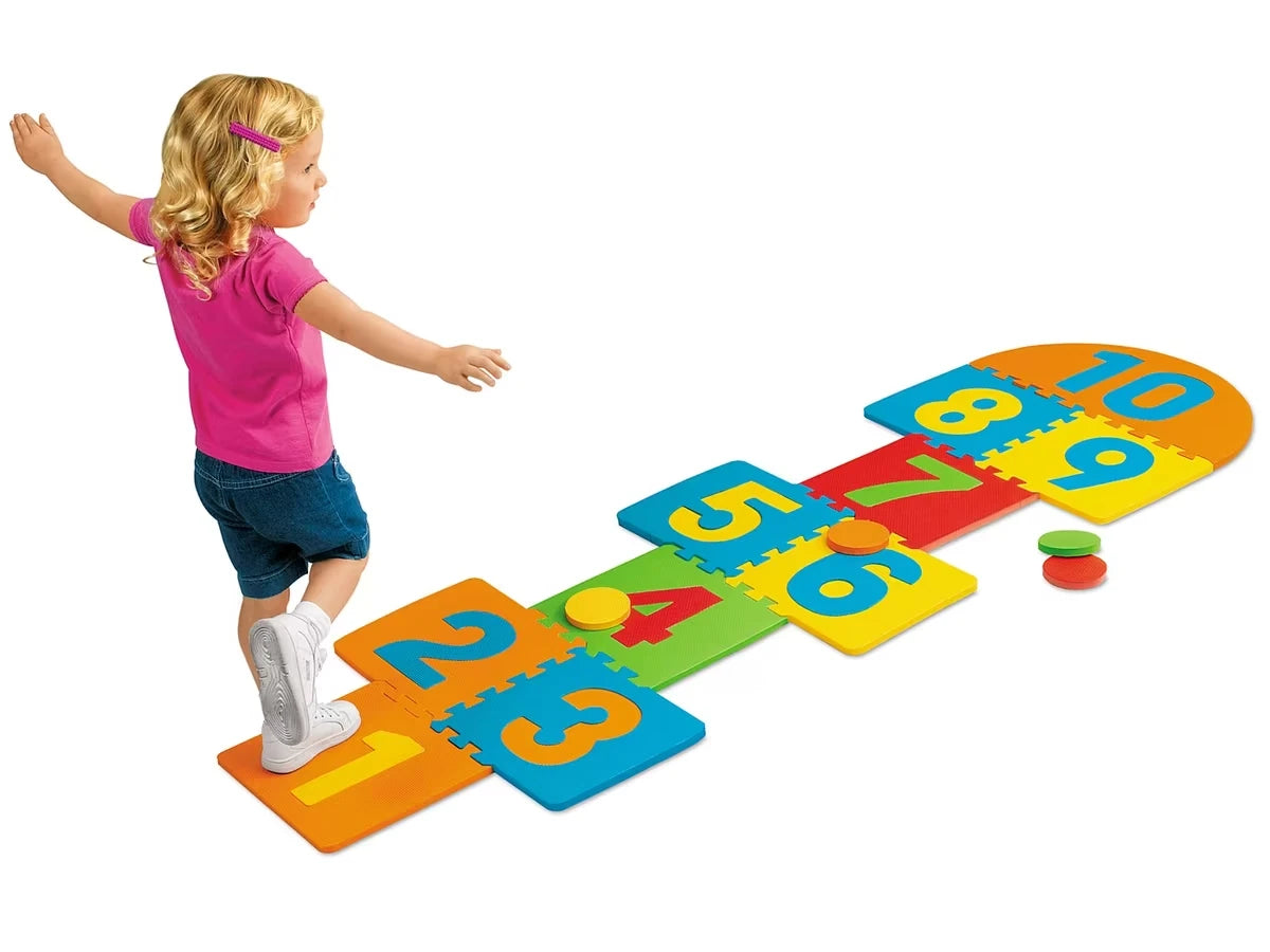 Heavy-Duty Hopscotch Puzzle Mats - US 7458