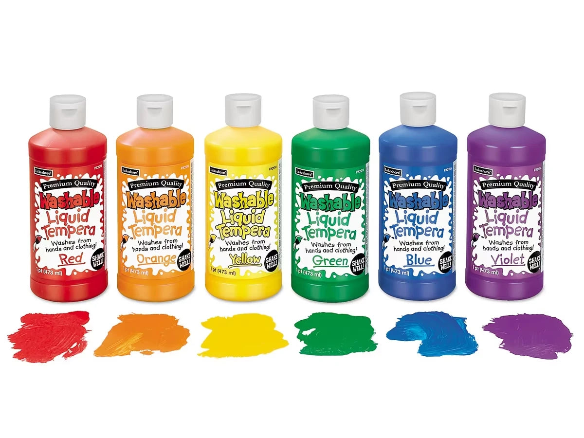 Lakeshore Fully Washable Liquid Tempera Paint - Pint - US 7116