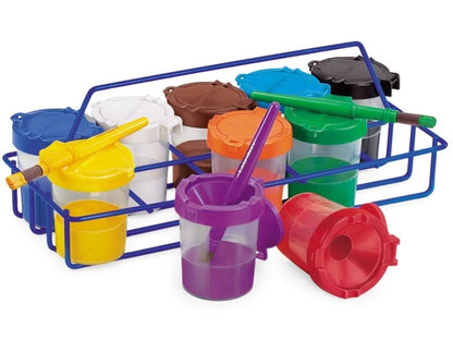 Lakeshore No-Spill Paint Cups - US 8236
