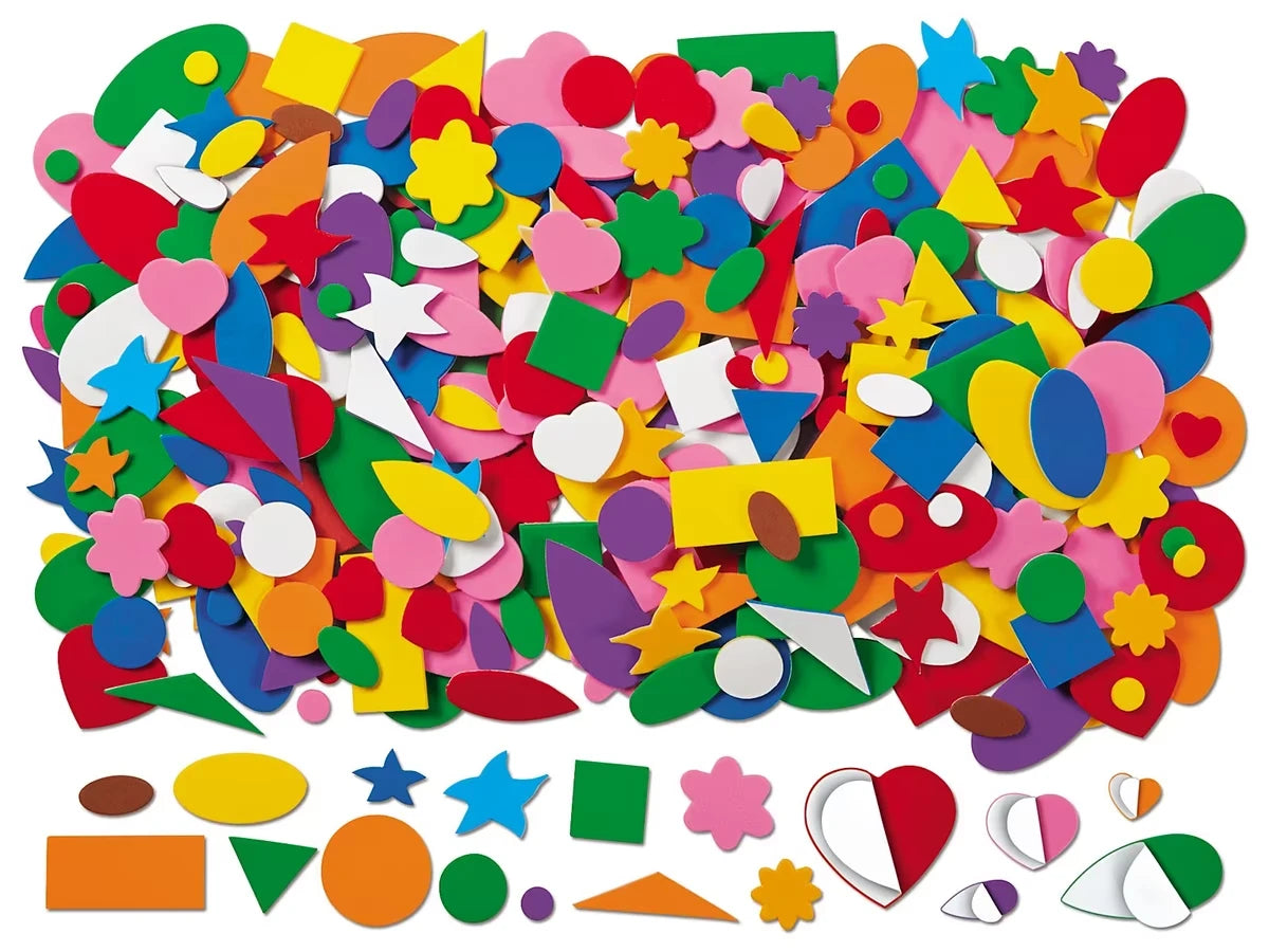 Peel & Stick Flexible Foam Shapes - US 6644