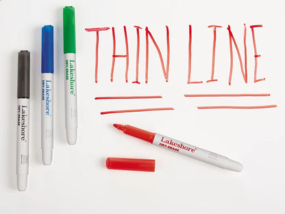 Write & Wipe Thin-Line Markers - US 2213