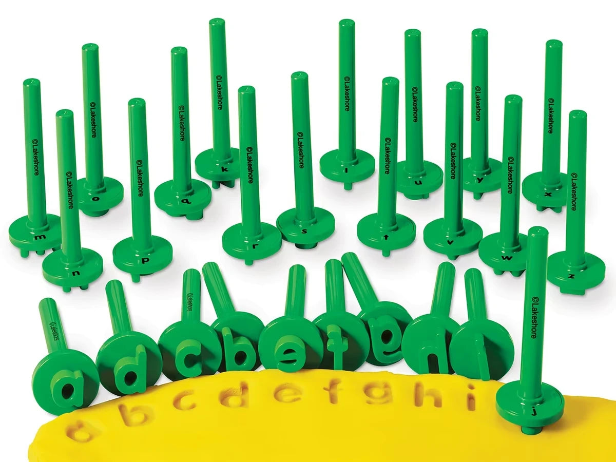 Lowercase Alphabet Dough Stampers - US 4836