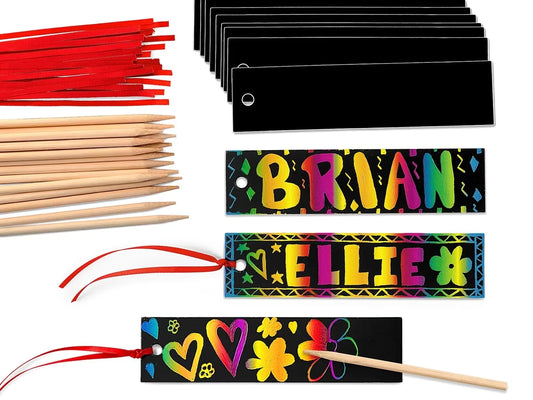Rainbow Scratch Bookmarks - US 7983