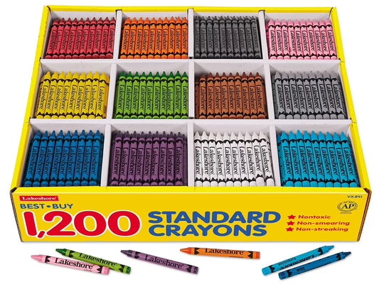 Best-Buy Standard Crayons - 12-Color Box - US 9318