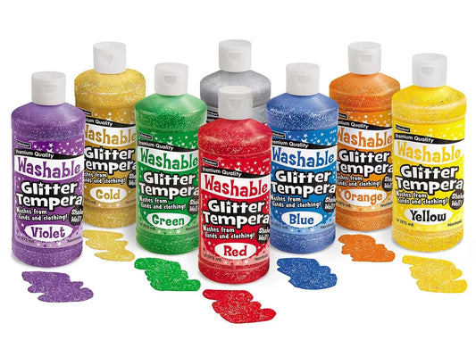 Washable Glitter Tempera Paint - Pint - US 3195