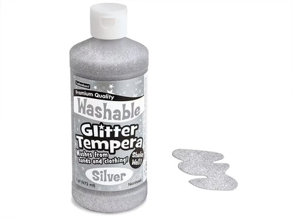 Washable Glitter Tempera Paint - Pint - US 3195