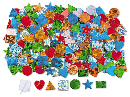 Peel & Stick Shimmer Shapes - US 9697