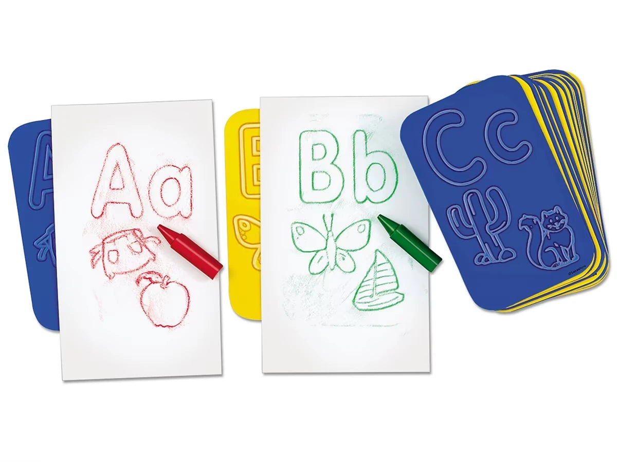 Alphabet Beginning Skills Rubbing Plates - US 4649