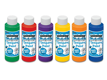 Lakeshore Fully Washable Liquid Tempera Paint - 4-Ounce Bottles - US 2949