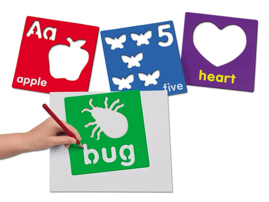 Letters, Numbers & Shapes Giant Stencil Box - US 3924
