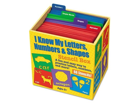 Letters, Numbers & Shapes Giant Stencil Box - US 3924
