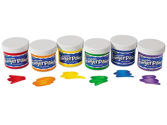 Washable Fingerpaint - Set of 6 - US 8006