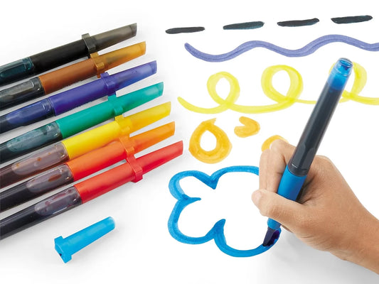 Washable Watercolor Brush Pens - Set of 8 - US 5784