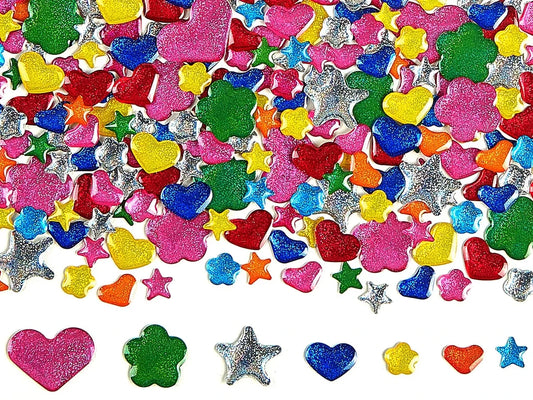 Easy-Stick Glitter Shapes - US 2112