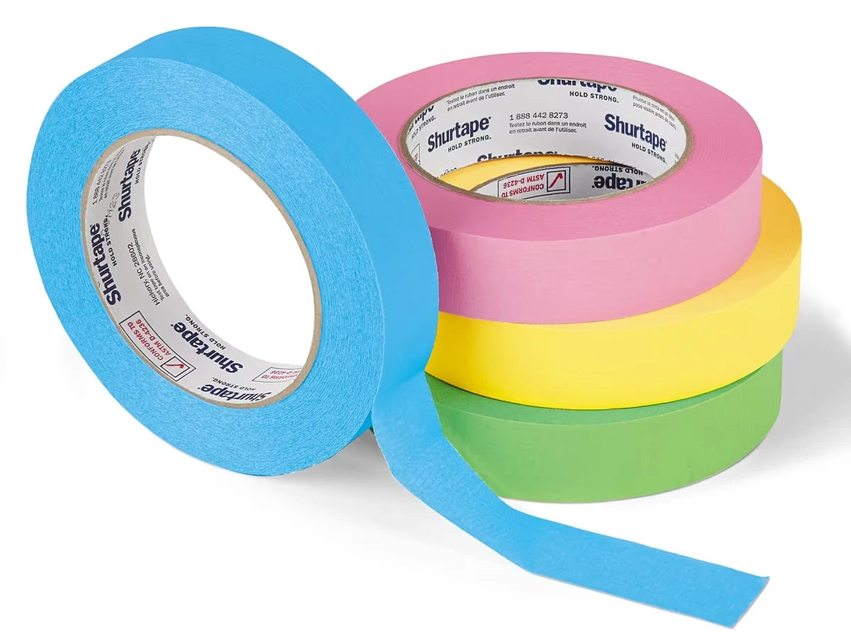 1" Craft Tape Pack - Pastel Colors - US 4107