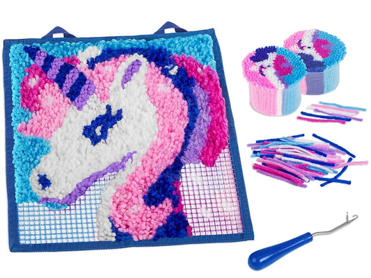 Unicorn Latch Hook Craft Kit - US 5025