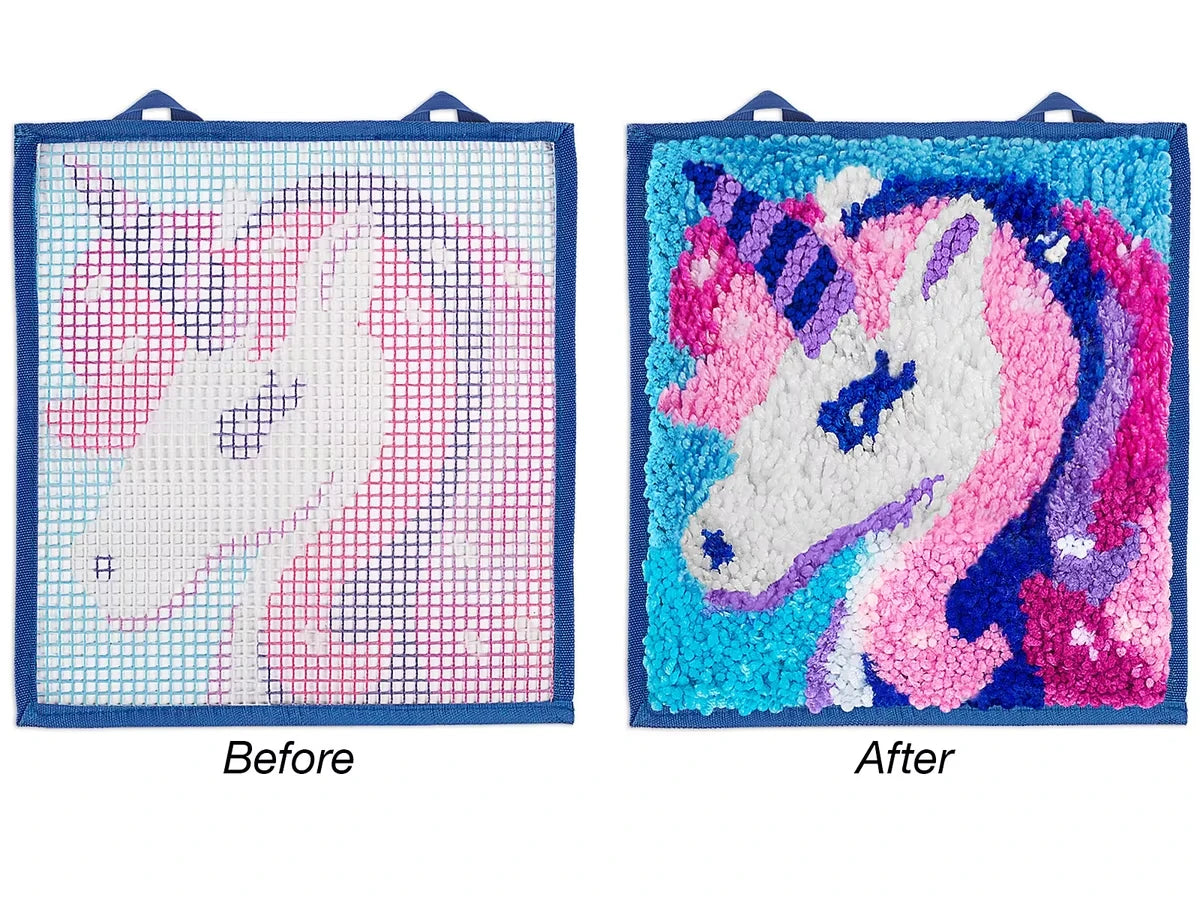 Unicorn Latch Hook Craft Kit - US 5025
