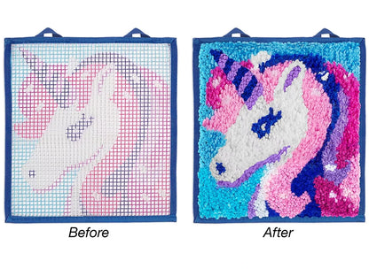 Unicorn Latch Hook Craft Kit - US 5025