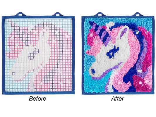 Unicorn Latch Hook Craft Kit - US 5025