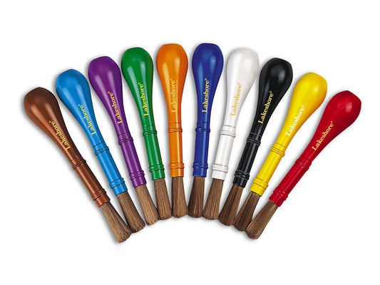 Heavy-Duty Chubby Brushes - Set of 10 - US 8248