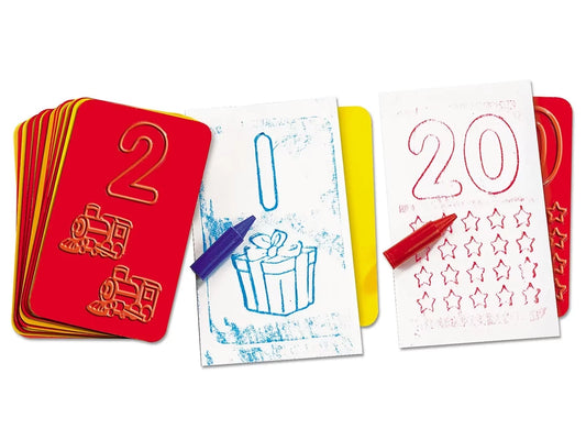Number & Counting Beginning Skills Rubbing Plates - US 6109