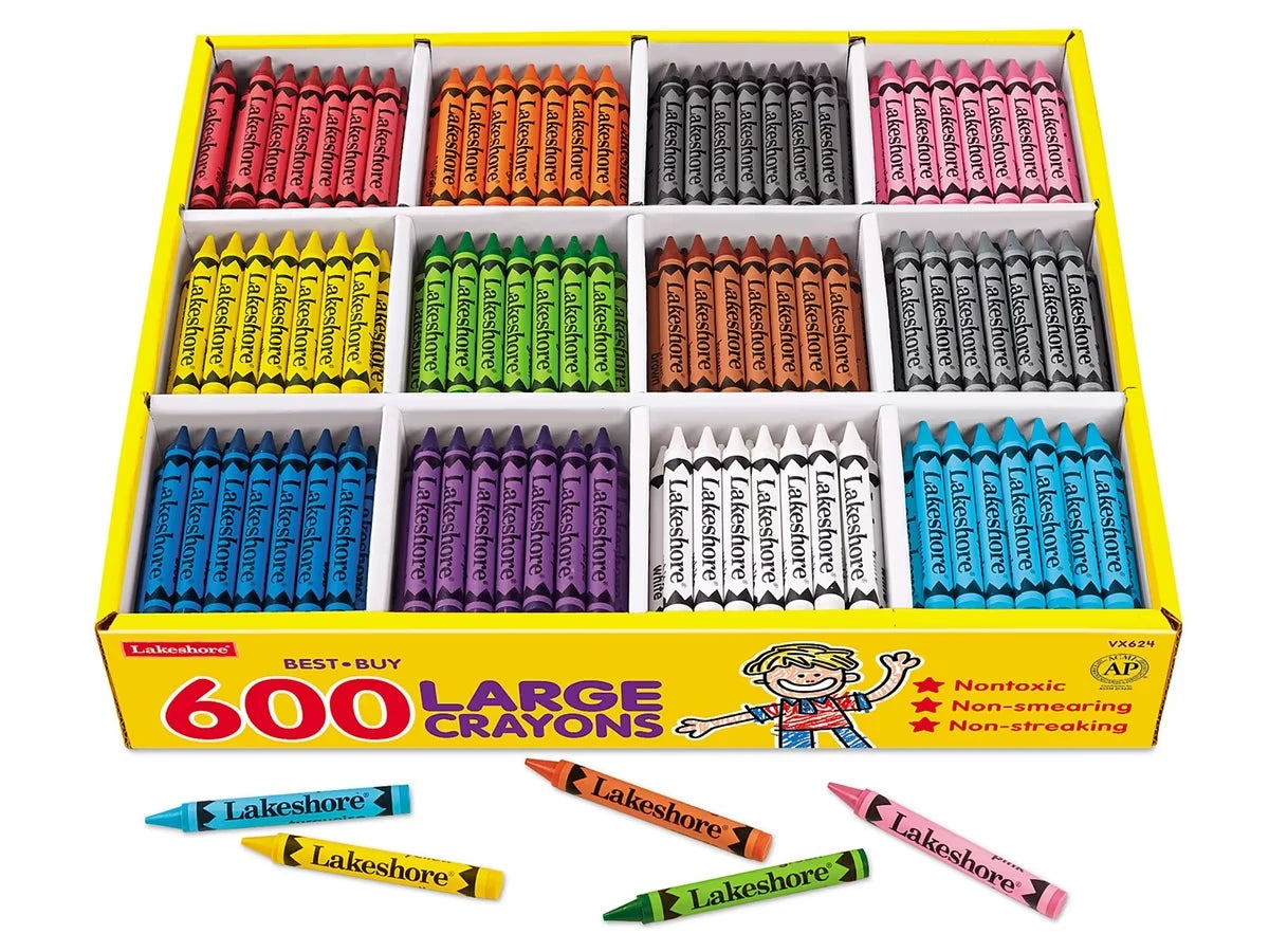 Best-Buy Large Crayons - 12-Color Box - US 5503