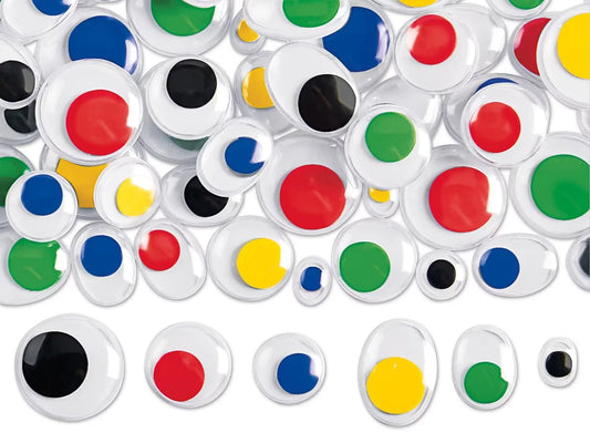 Colored Wiggly Eyes - US 8123