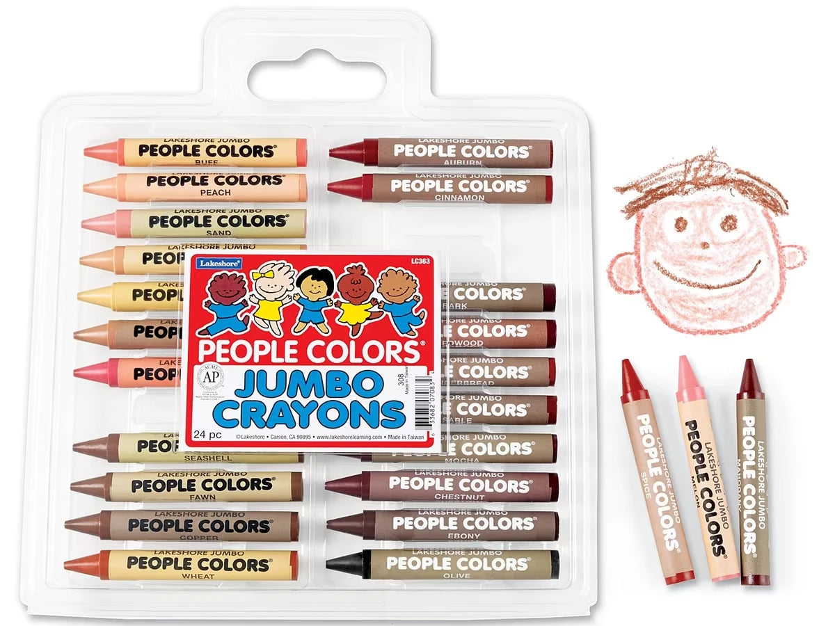 Jumbo People Colors® Crayon Pack - US 2454