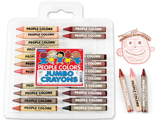 Jumbo People Colors® Crayon Pack - US 2454