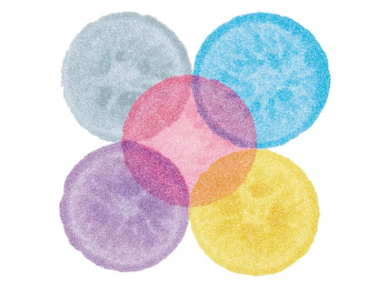 Shimmering Dot Art Painters - Set of 5 - US 2693