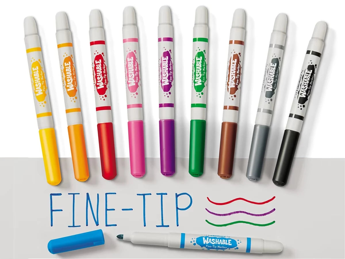 Best-Buy Washable Fine-Tip Markers - Student Pack - US 3083