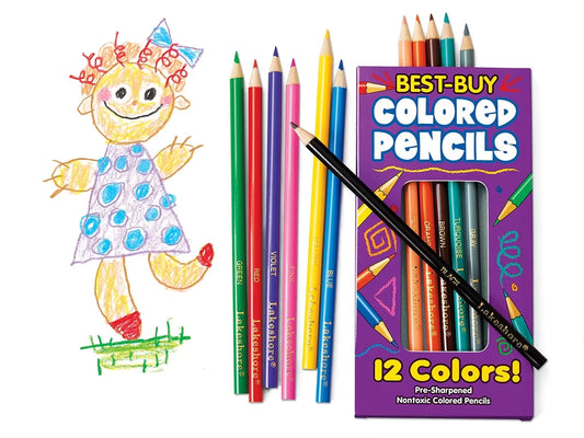 Best-Buy Colored Pencils - Set of 12 - US 1356
