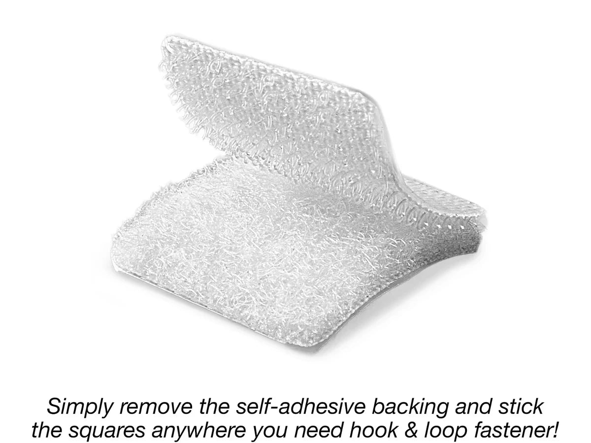 Self-Adhesive Hook & Loop Squares - Each Pack - US 7770