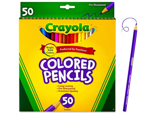 Crayola® Colored Pencils - Set of 50 - US 3537
