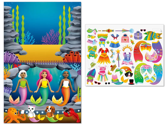 Fashion Friends Dress-Up Reusable Sticker Pad - US 9283