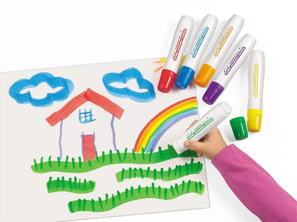 Jumbo Washable Markers - Set of 6 - US 3898