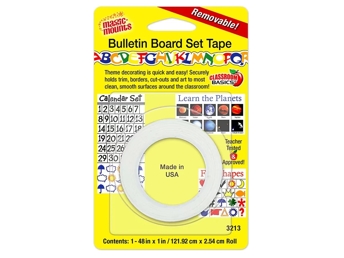 Removable Bulletin Board Set Tape - US 4127