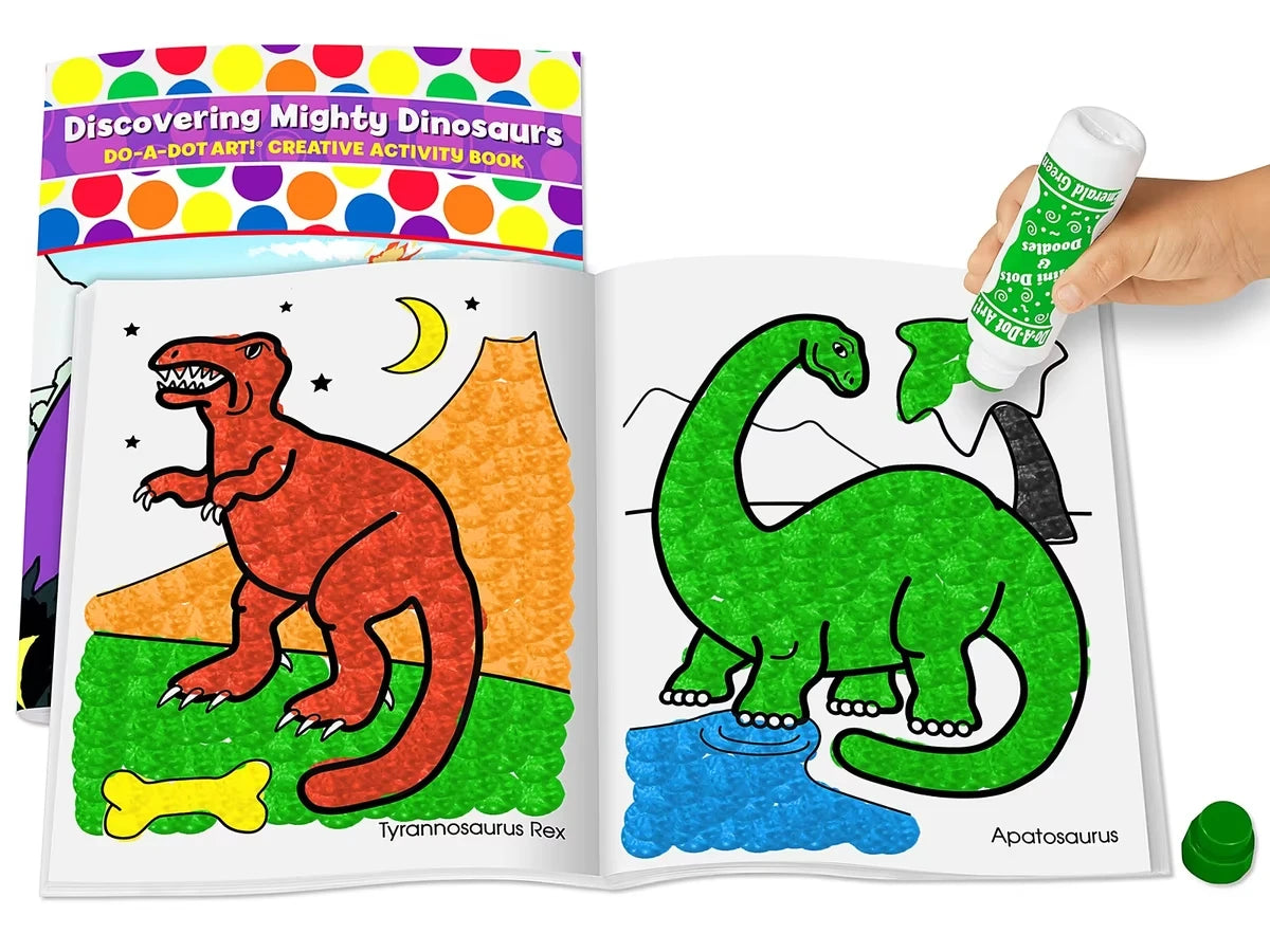 Do-A-Dot Art!® Discovering Mighty Dinosaurs Activity Book - US 8989