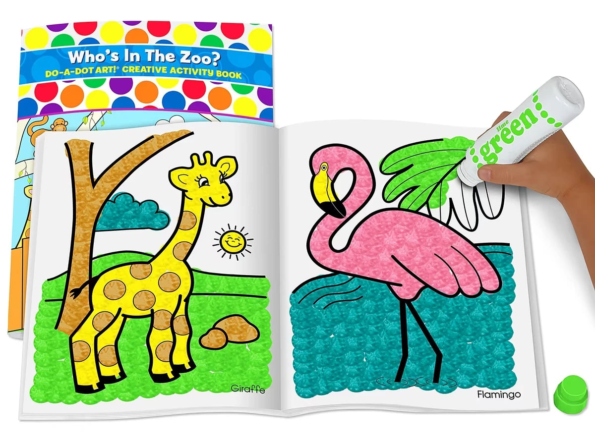 Do-A-Dot Art!® Who’s in the Zoo? Activity Book - US 3093