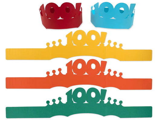 Design-Your-Own 100th Day of School Crowns - US 8184