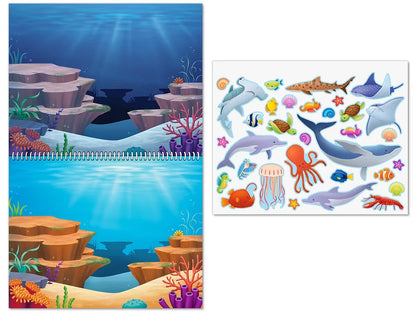 Animal Habitats Reusable Sticker Pad - US 9138