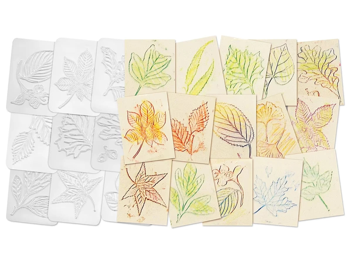 Leaf Rubbing Plates - US 2488