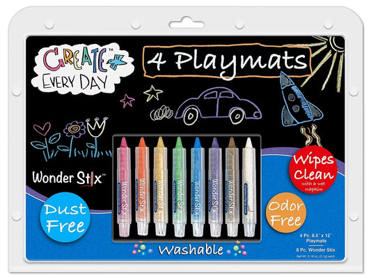 Wonder Stix™ Write & Wipe Place Mat Kit - US 3365