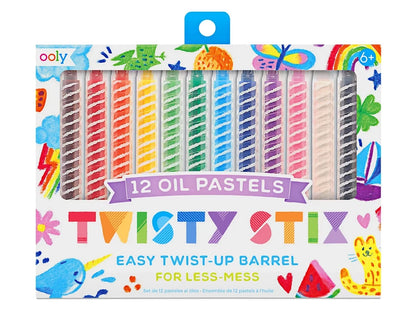 Twisty Stix Oil Pastels - Set of 12 - US 6191