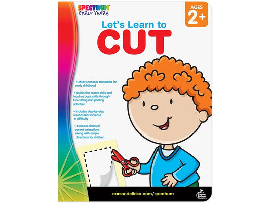 Spectrum® Let’s Learn to Cut Workbook - US 1808