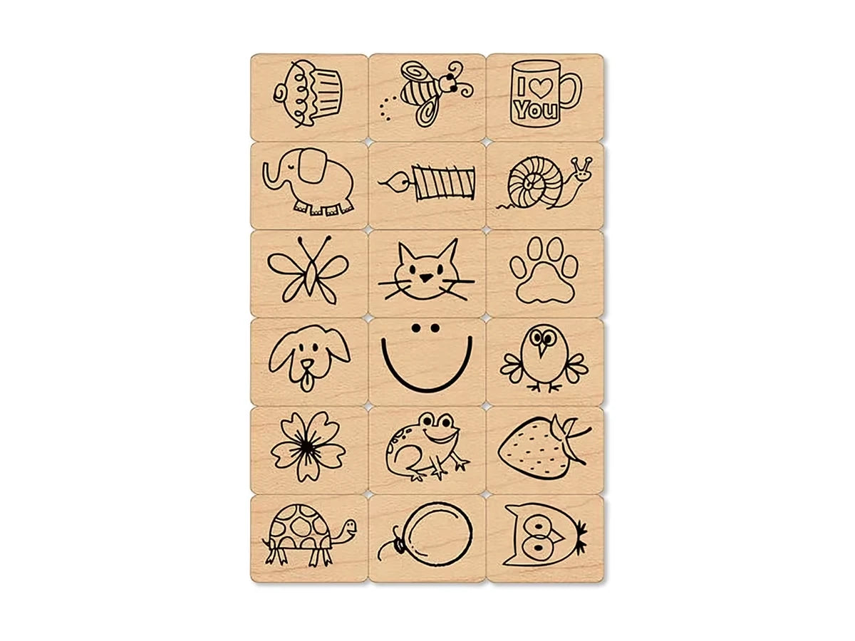 Fun Stuff Stamps & Ink Set - US 9551