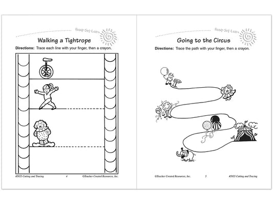Cutting & Tracing Activity Book - US 8444