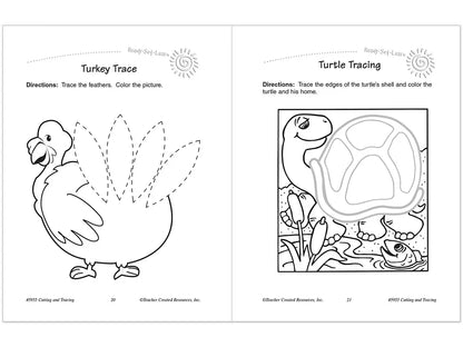 Cutting & Tracing Activity Book - US 8444