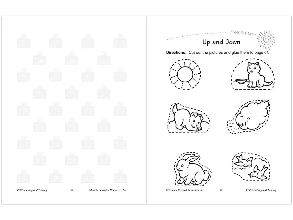 Cutting & Tracing Activity Book - US 8444