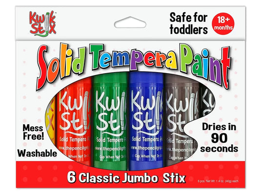 Kwik Stix™ Jumbo Tempera Painters - Set of 6 - US 5174